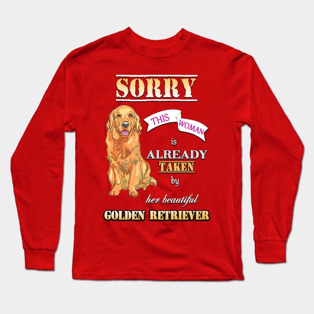 Golden Retriever Long Sleeve T-Shirt by leonidus